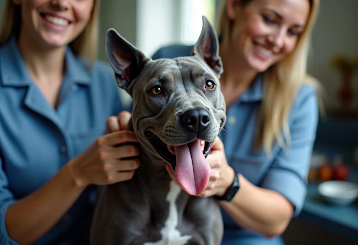 staffy bleu